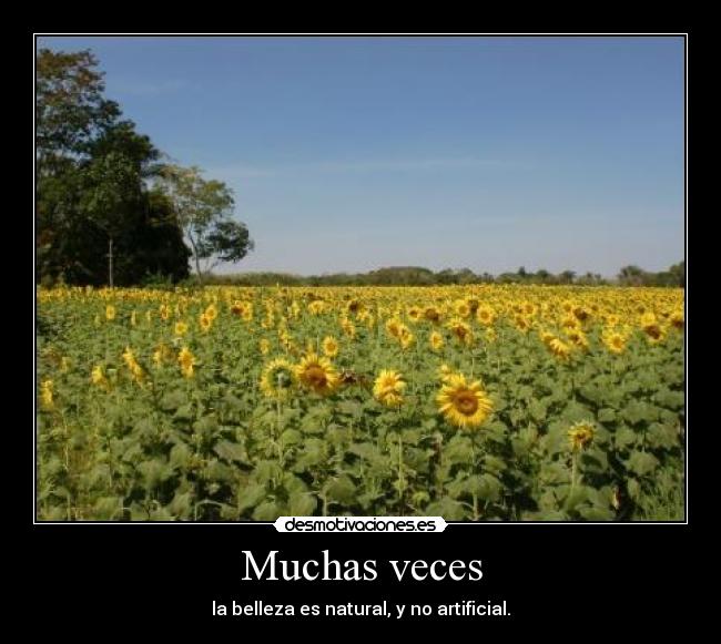 Muchas veces -