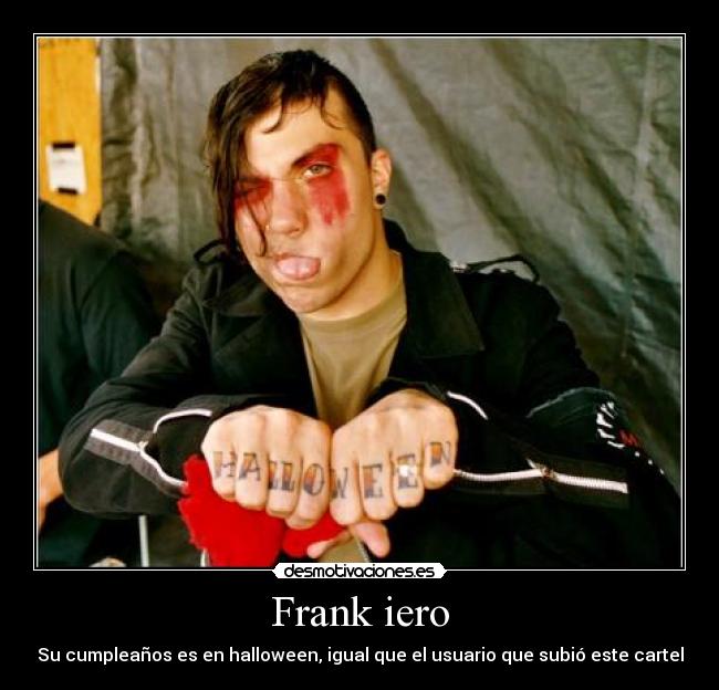 carteles borregoway presents borregoway cumpleanos malteada octube halloween clandesplazado frank iero desmotivaciones