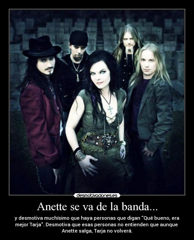 Anette se va de la banda... - 