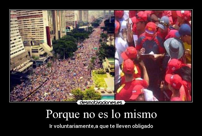 Porque no es lo mismo -