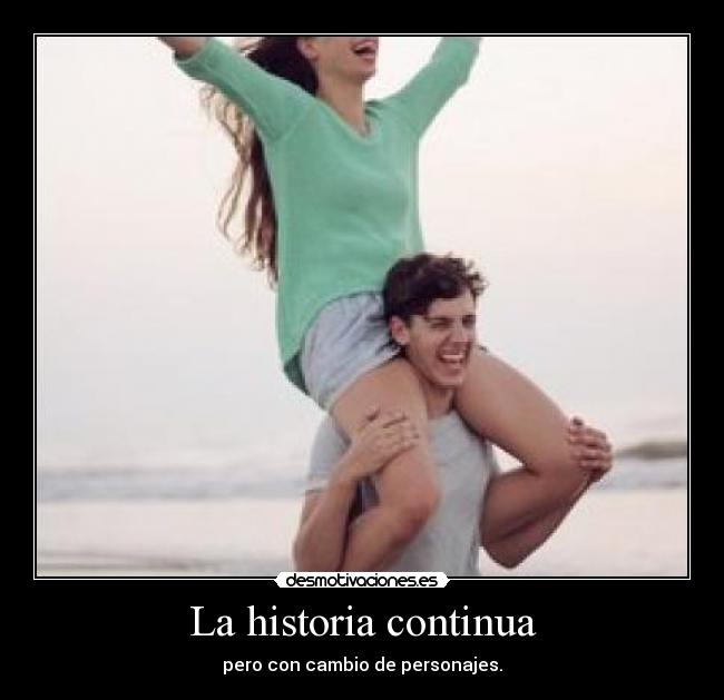 La historia continua - pero con cambio de personajes.