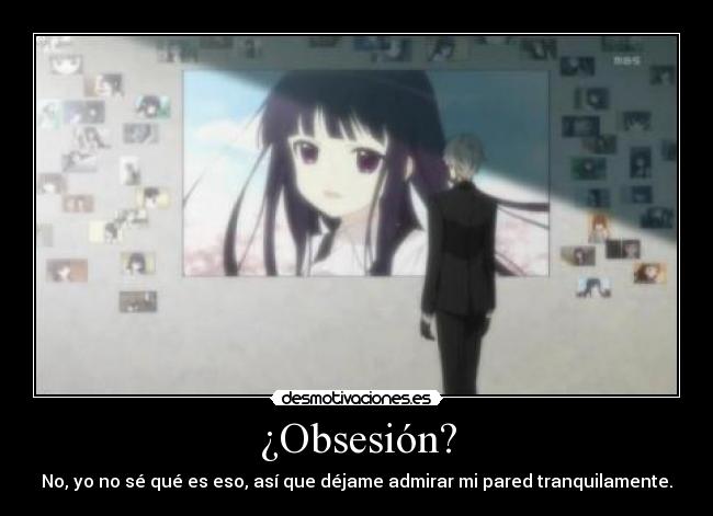 carteles obsesion admirar inu boku soushi miketsukami ririchiyo shirakiin anime manga lol desmotivaciones