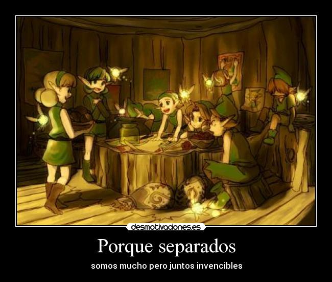Porque separados - somos mucho pero juntos invencibles