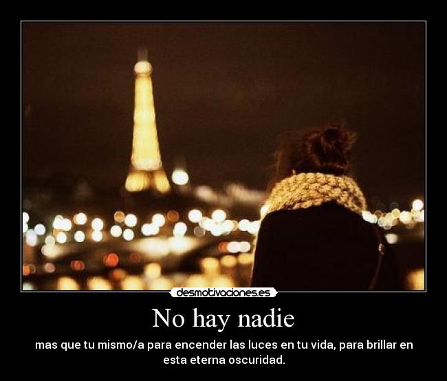 No hay nadie -