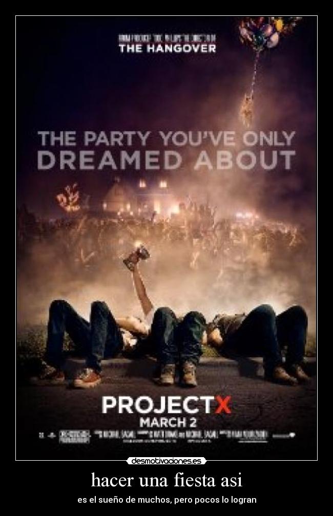 hacer una fiesta asi -