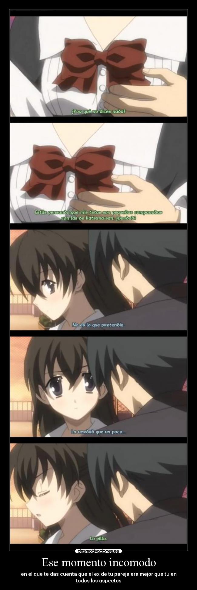 Ese momento incomodo -