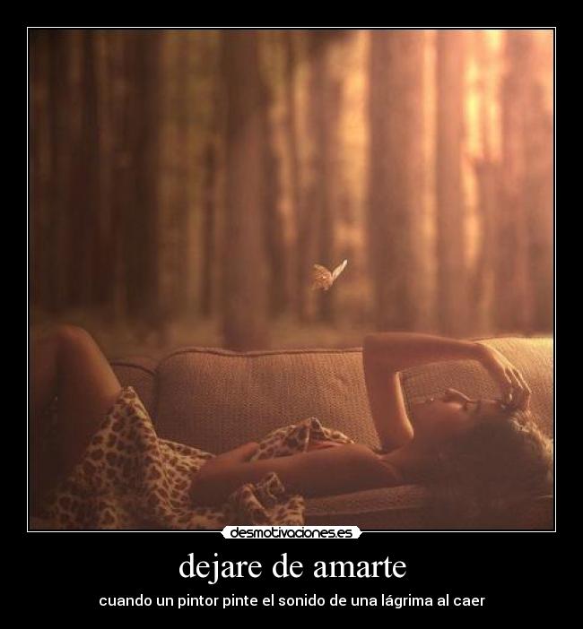 dejare de amarte -