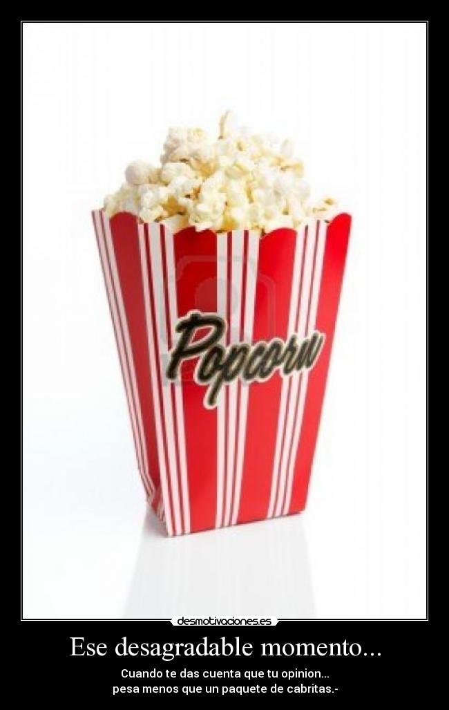 Ese desagradable momento... -