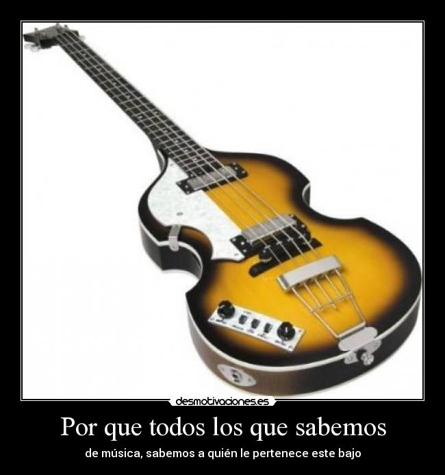 Por que todos los que sabemos -