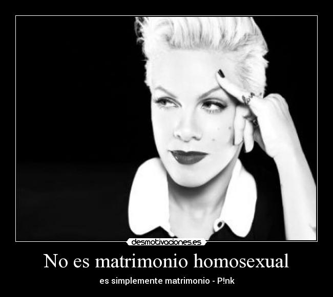 No es matrimonio homosexual - 