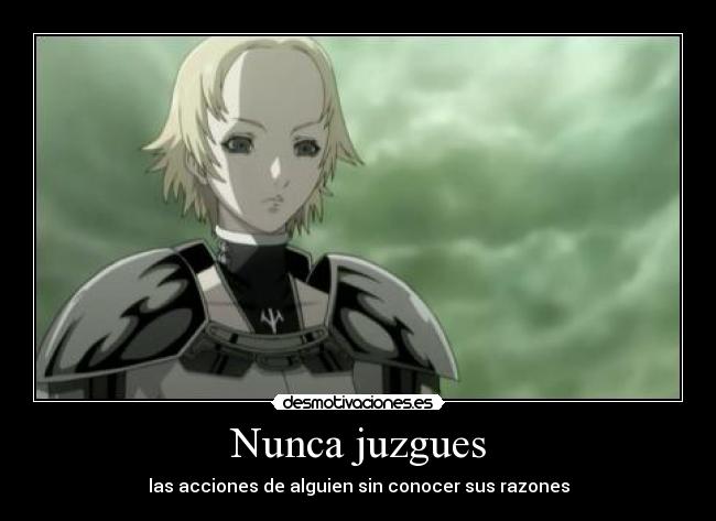 Nunca juzgues - 