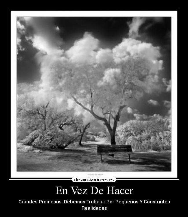 En Vez De Hacer -