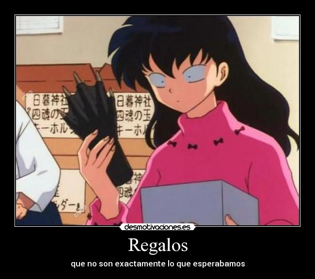 Regalos - que no son exactamente lo que esperabamos