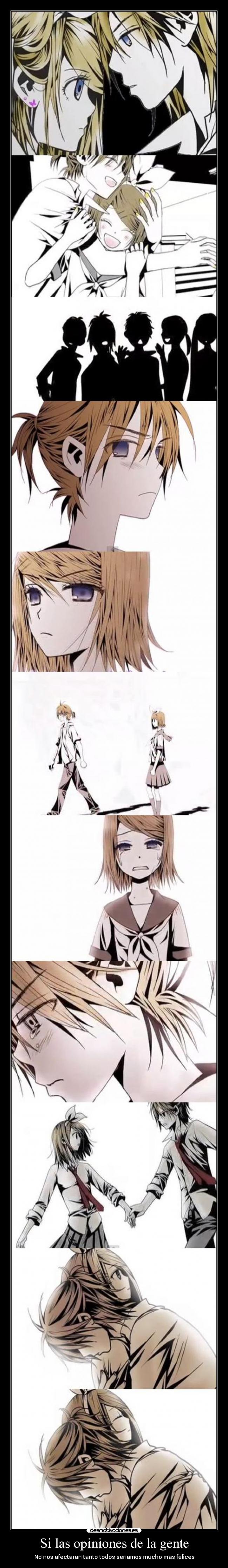 Si las opiniones de la gente -