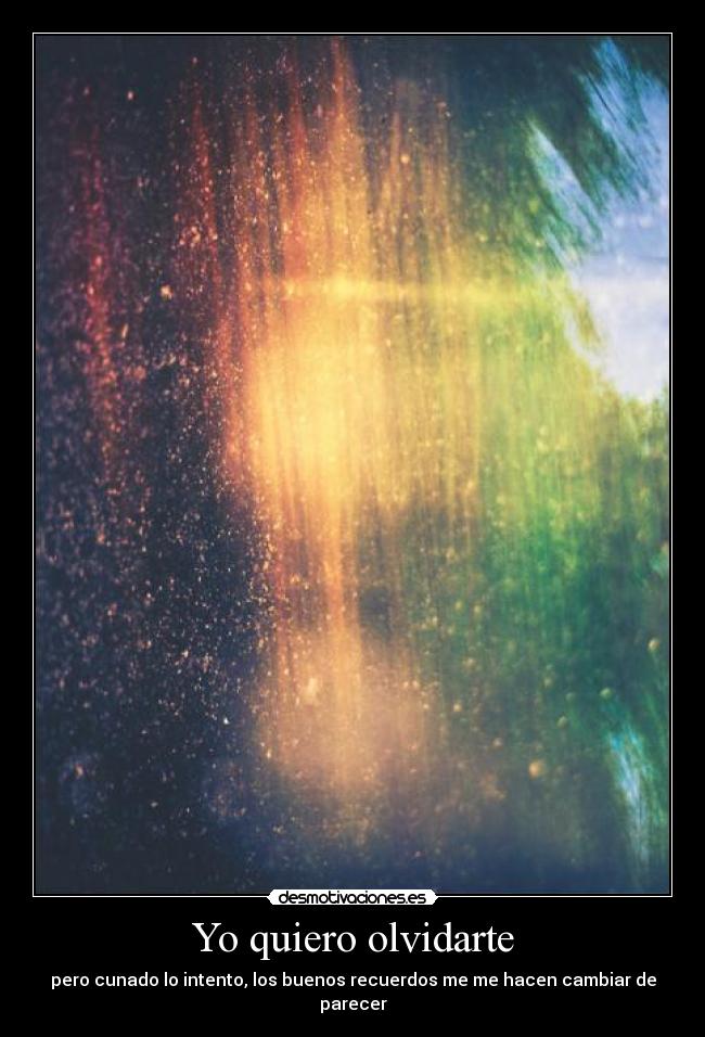 Yo quiero olvidarte - 