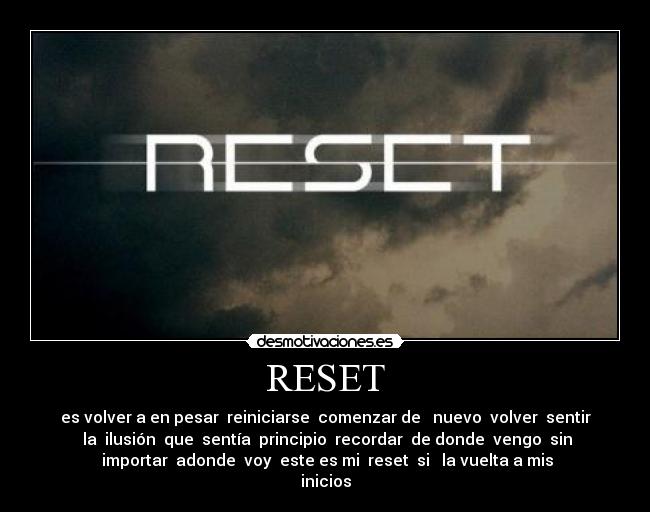RESET -