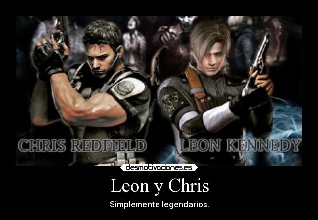 carteles leon scott kennedy chris redfield resident evil res6 desmotivaciones