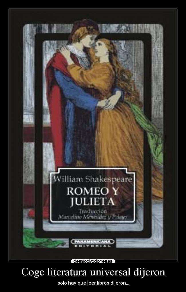 carteles literatura literatura universal desmotivaciones