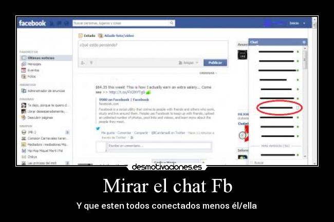 Mirar el chat Fb - 