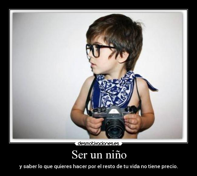 Ser un niño -