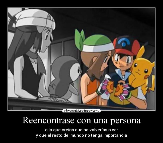 Reencontrase con una persona - 