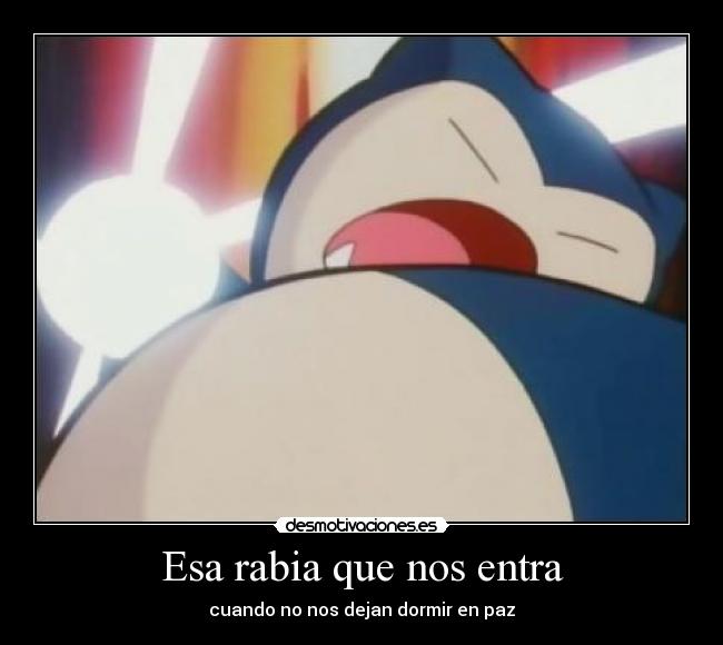 carteles anime pokemon snorlax mega punch desmotivaciones