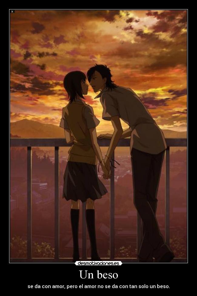 Un beso -