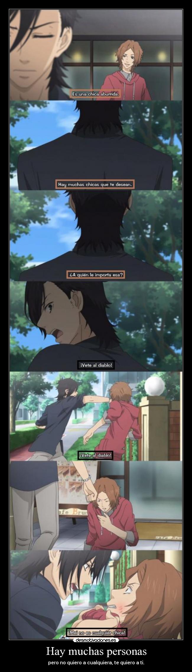 Hay muchas personas - pero no quiero a cualquiera, te quiero a ti.