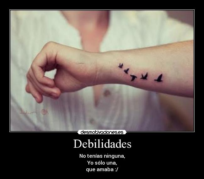 Debilidades -
