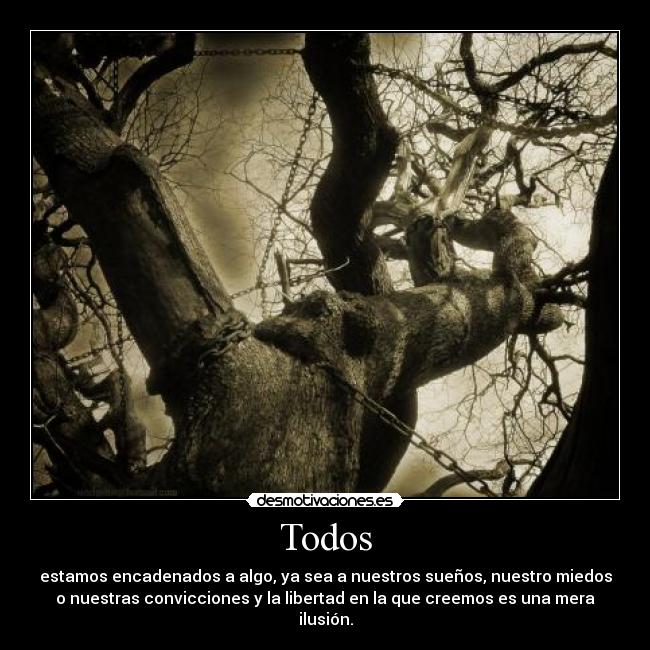 carteles convicciones que encadenan miedos que doblegan desmotivaciones