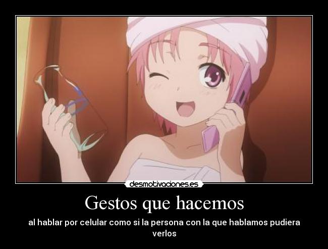 Gestos que hacemos -