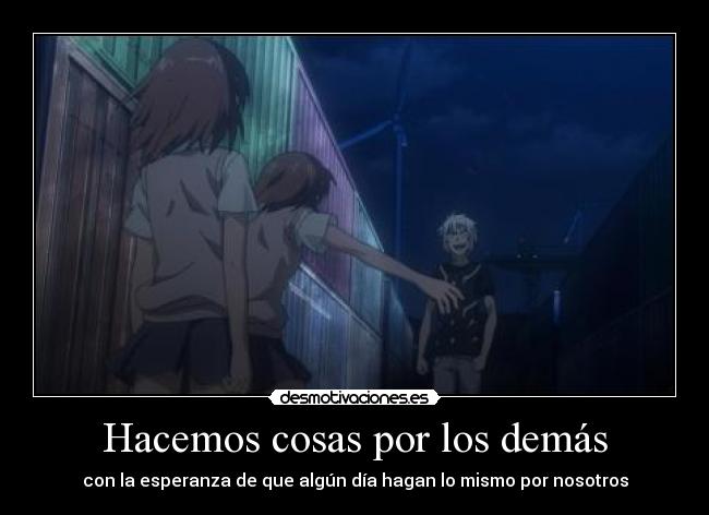 Hacemos cosas por los demás -