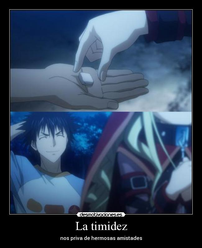 La timidez -