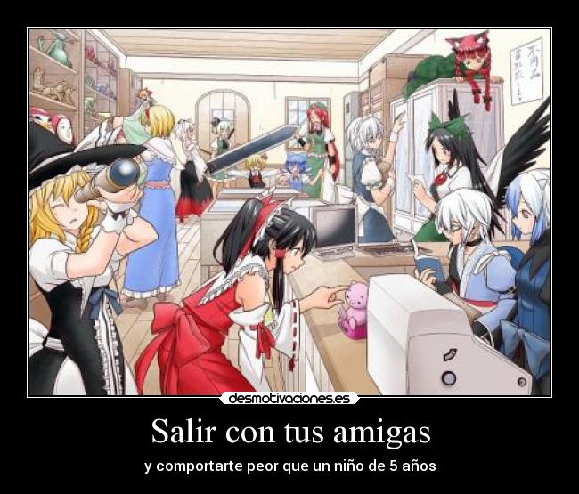 Salir con tus amigas -