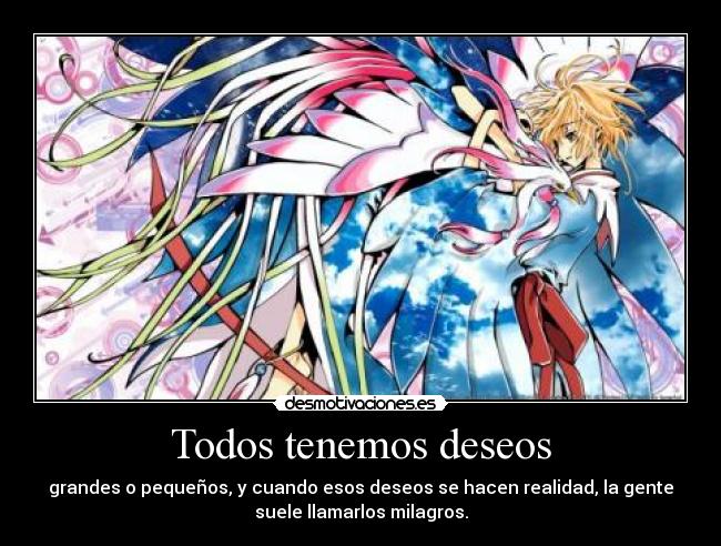 Todos tenemos deseos -