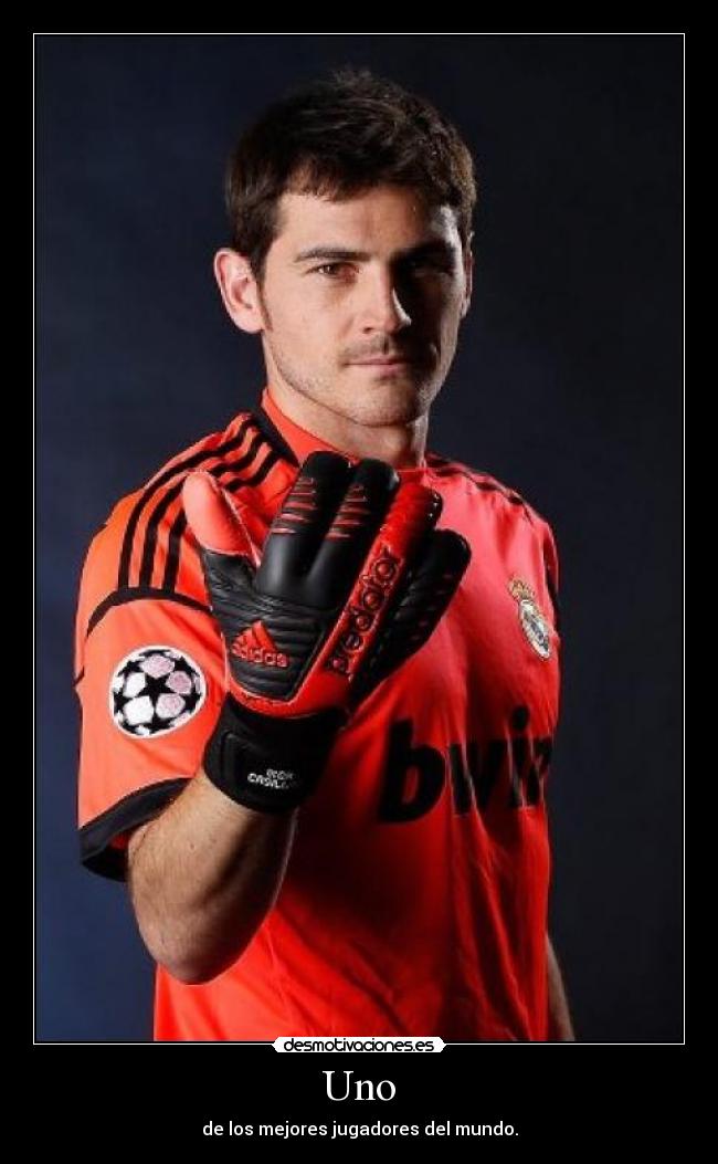 Uno - de los mejores jugadores del mundo.