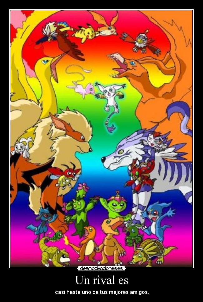 Un rival es - casi hasta uno de tus mejores amigos.