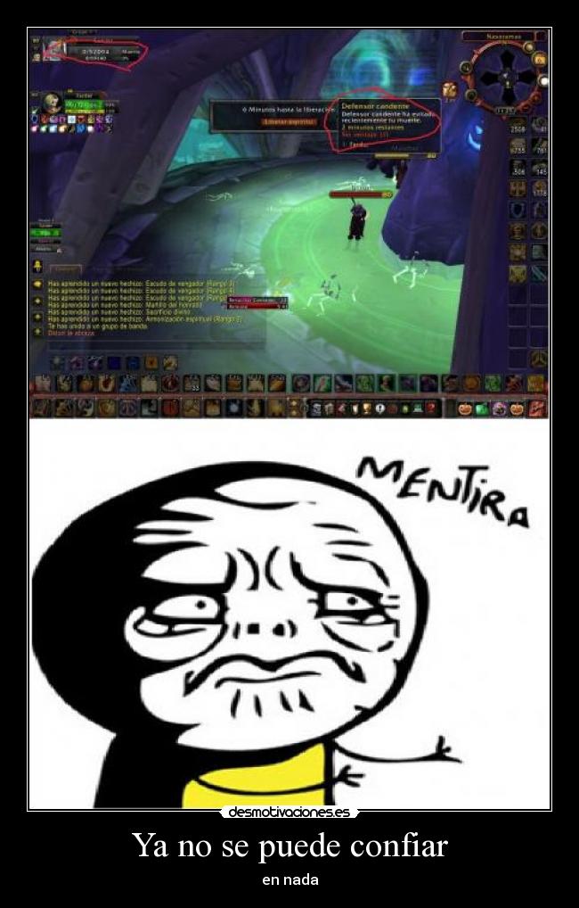 Ya no se puede confiar - en nada