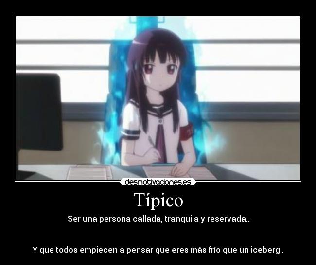 carteles anime manga otaku yuru yuri yuruyuri rise matsumoto tipico frio gente nigatsu desmotivaciones