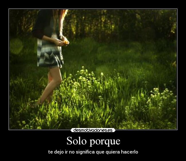 Solo porque - 