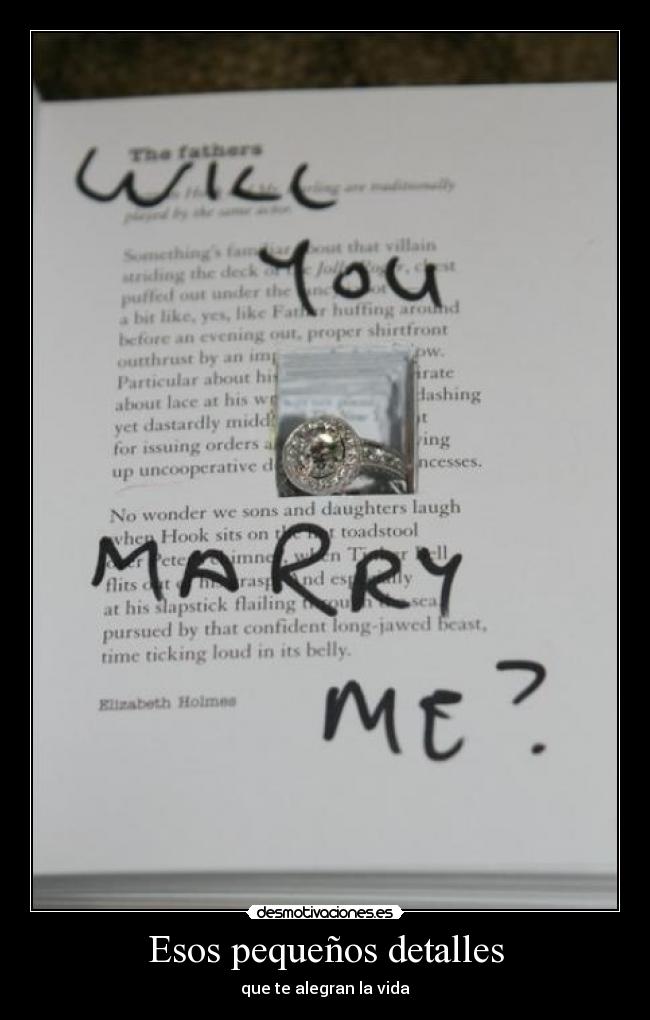 Esos pequeños detalles - que te alegran la vida