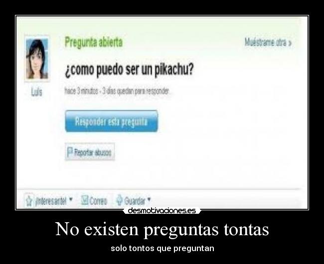 No existen preguntas tontas - 
