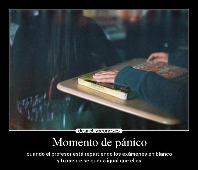 Momento de pánico -