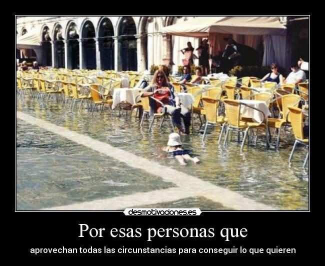 Por esas personas que - 