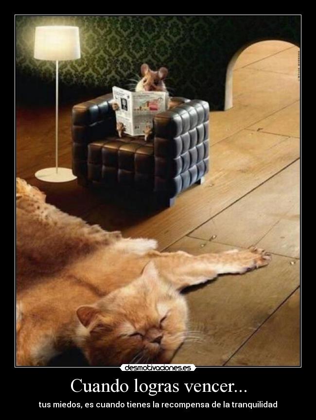 Cuando logras vencer... -