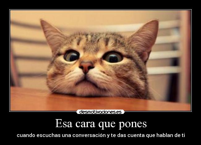 Esa cara que pones -