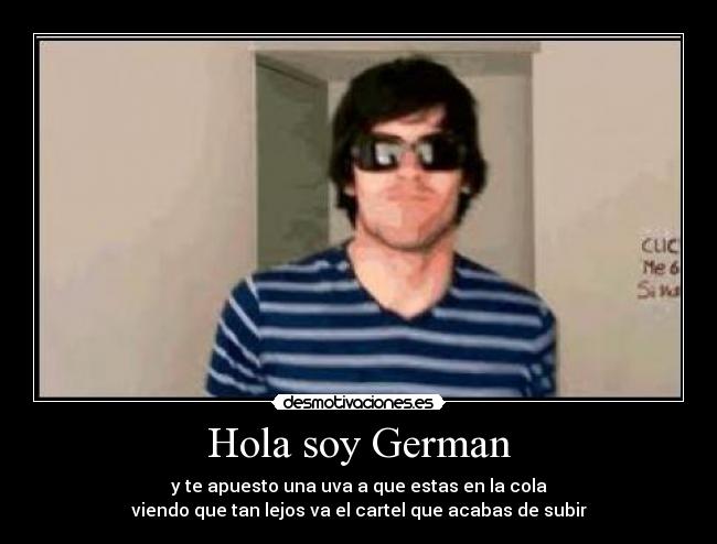 Hola soy German -