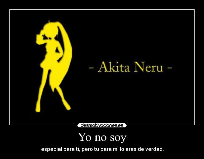 Yo no soy -