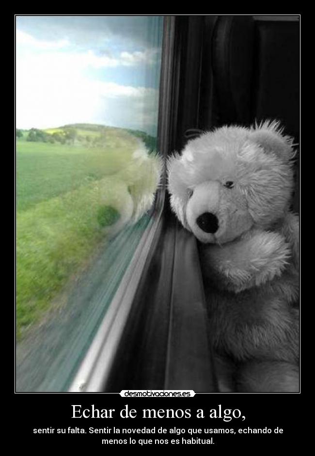 carteles echar menos algo alguien desmotivaciones