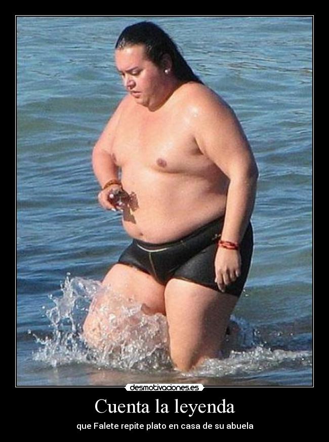 Cuenta la leyenda - que Falete repite plato en casa de su abuela